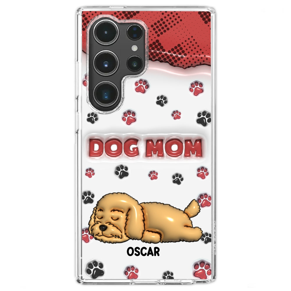 Dog Mom Version 2 - Exquisite Personalized Custom 3D Inflated Effect Phone Case for Fashion - Forward Dog Lovers