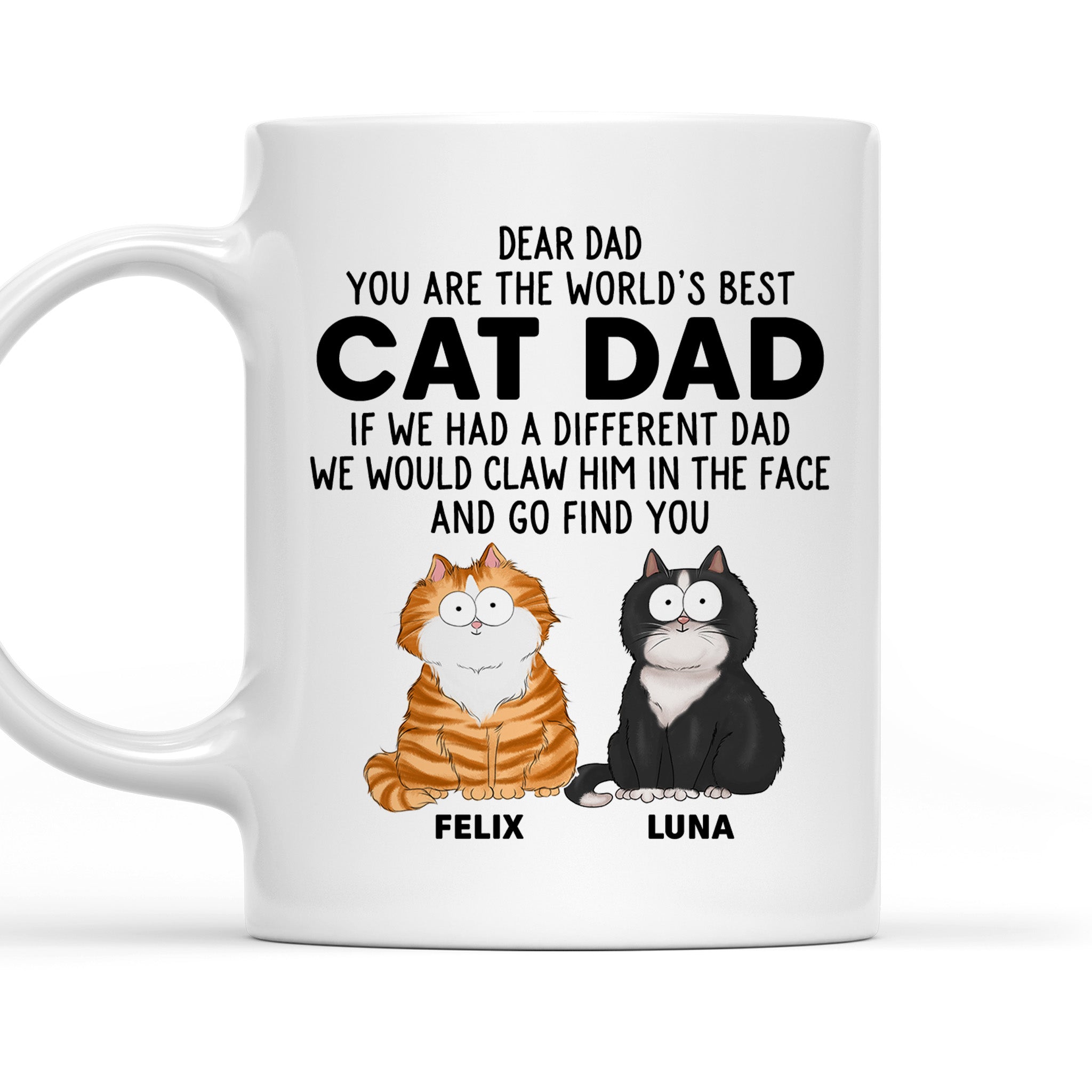 We Would Claw - Customizable Personalized Coffee Mug for Pet Lovers