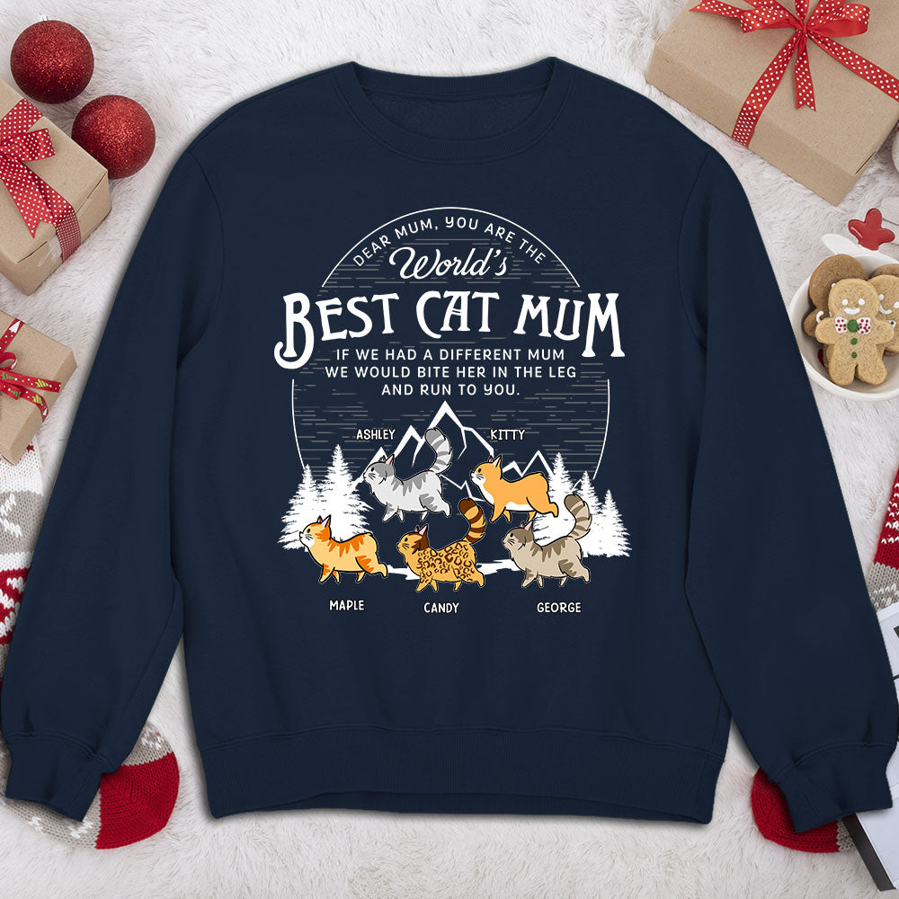 I Would Cat Version - Personalized Custom Unisex 8.0 oz Sweatshirt for Pet Lovers