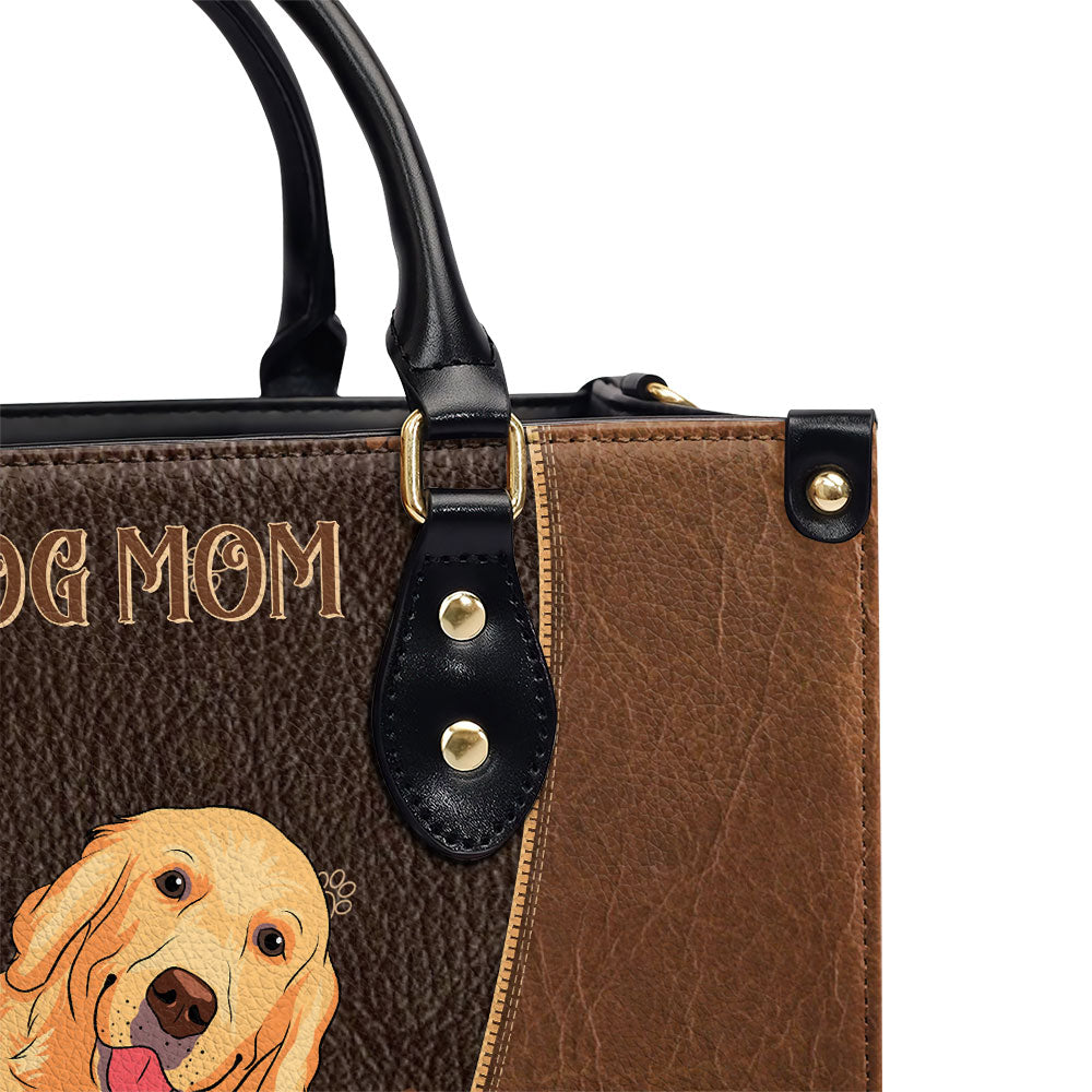 Personalized Custom Leather Dog Mom Bag - Show Your Love for Fur Babies
