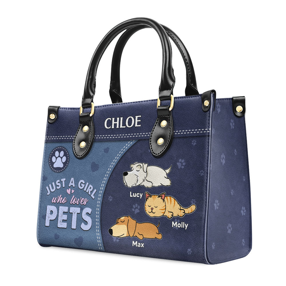 Personalized Custom Leather Bag - Show Your Love for Your Furry Babies