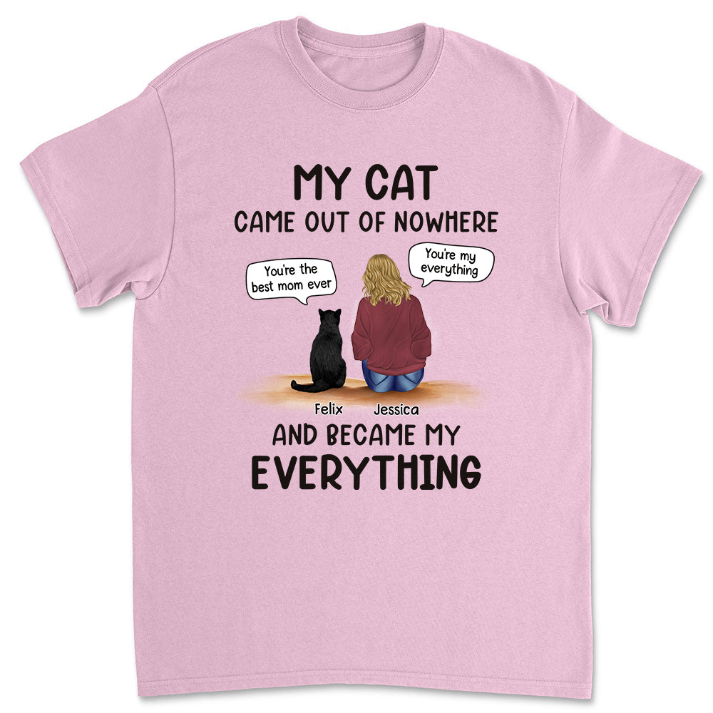 Cats Are My Everything - Customizable Unisex 5.3 oz Personalized T-shirt for Cat Lovers