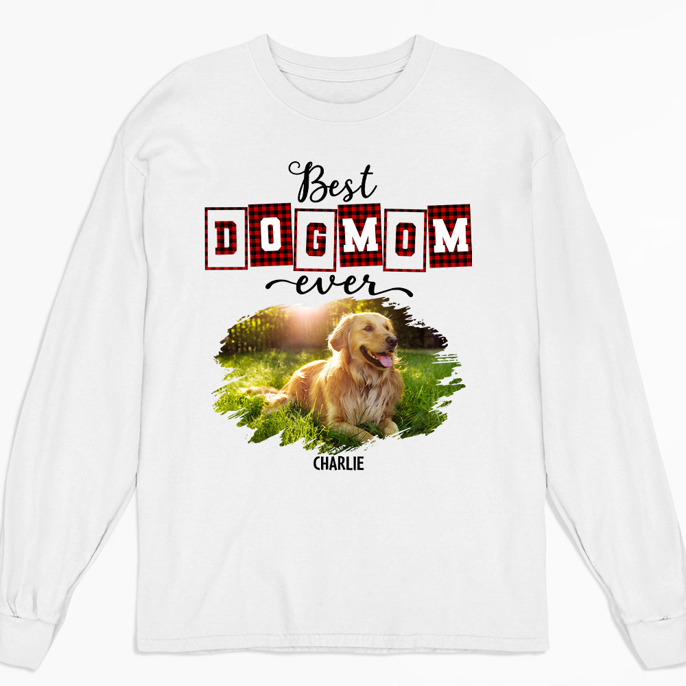 Best Mom Of The Year Personalized Custom Photo Long Sleeve Unisex T-shirt