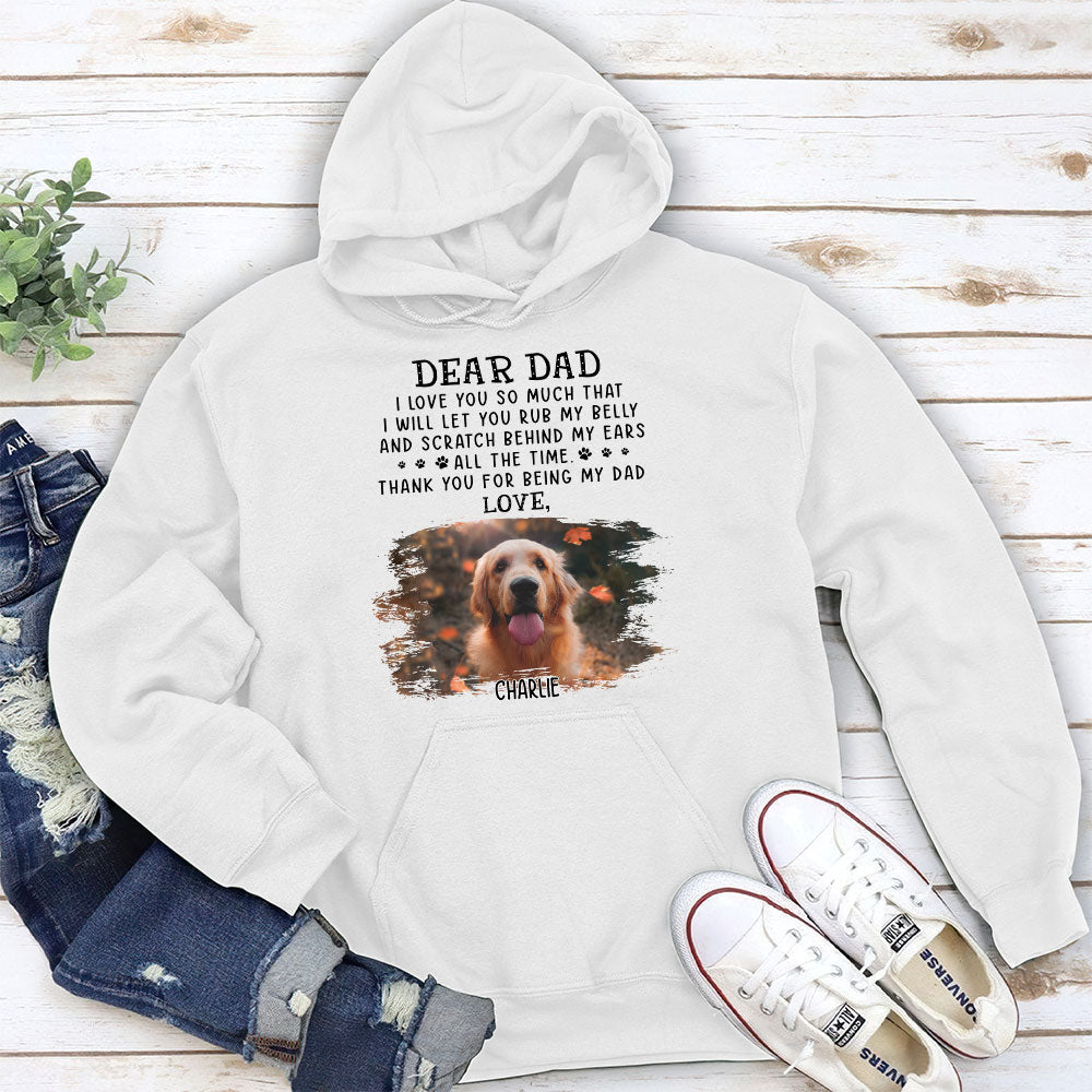 Love So Much Personalized Custom Photo Hoodie - Ideal Gift for Pet Lovers
