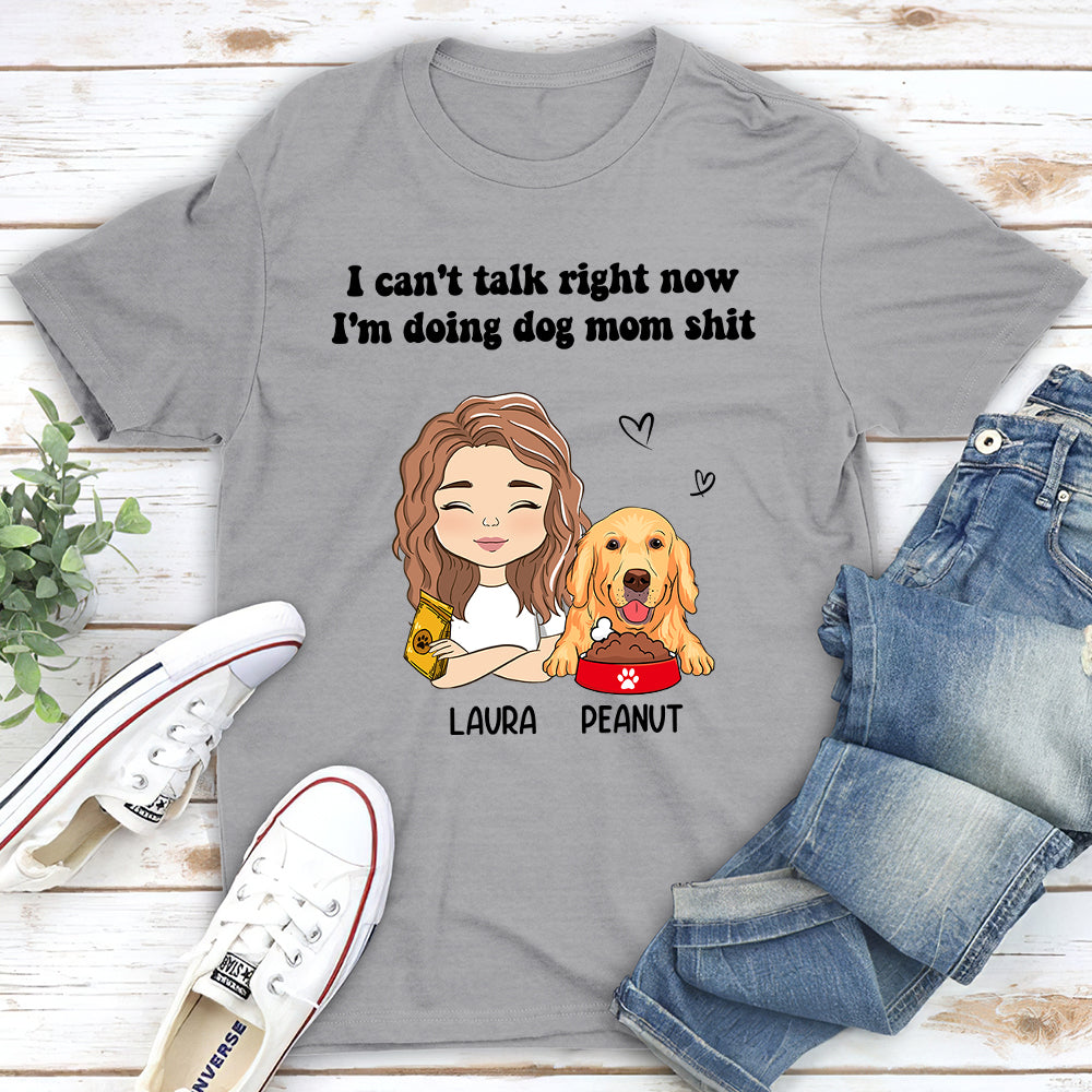 Talk Right Now - Personalized Custom Unisex 5.3 oz T-shirt for Pet Lovers