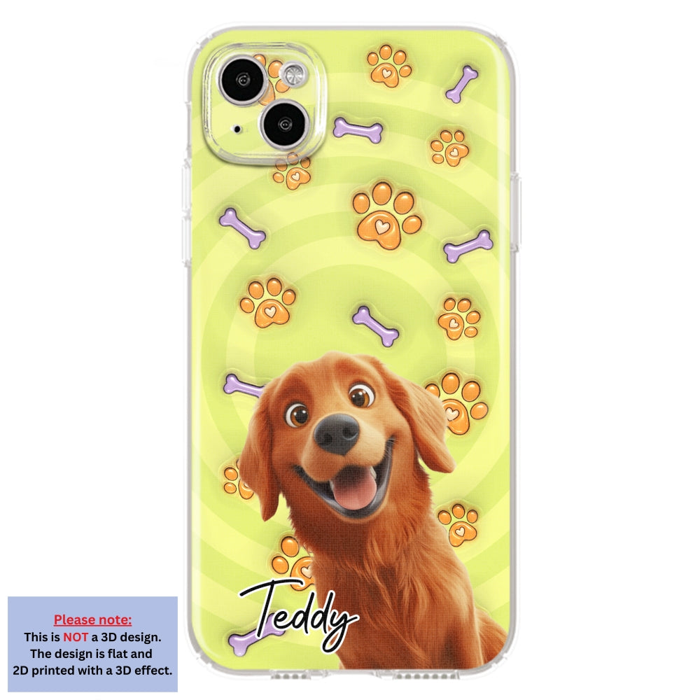 Exclusive Personalized Custom 3D Inflated Effect Phone Case - This Human Belongs To Us Cartoon Design