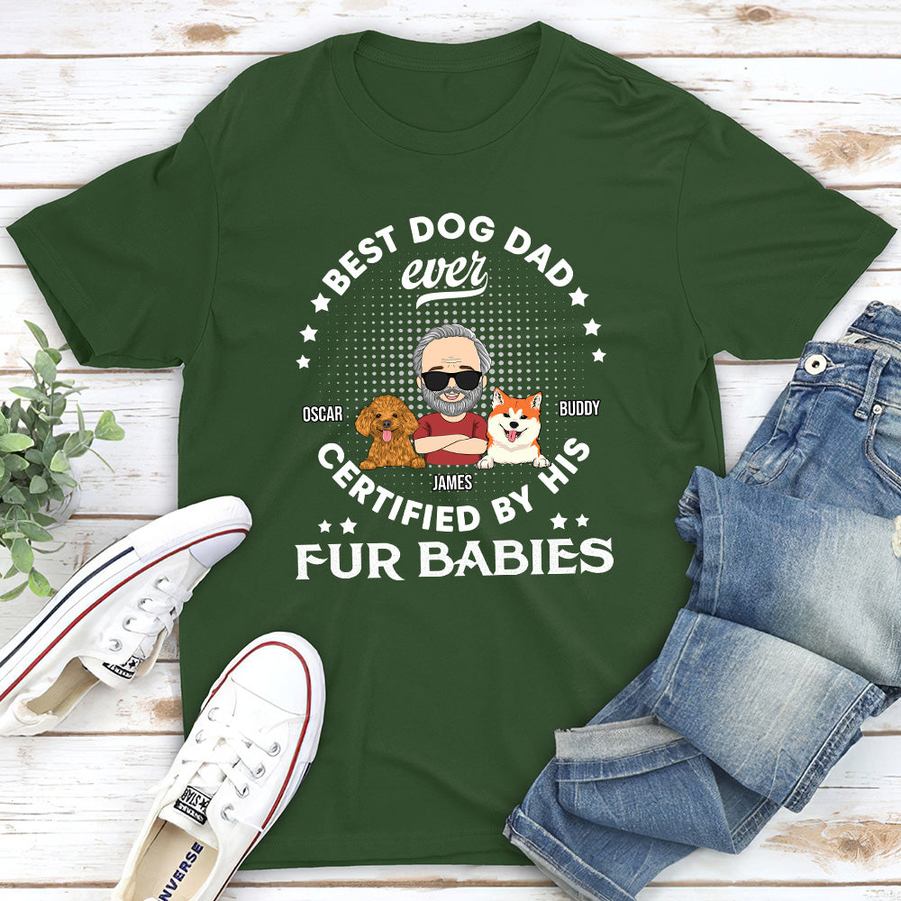 Certified By Fur Baby - Personalized Custom Unisex 5.3 oz T-shirt for Pet Lovers
