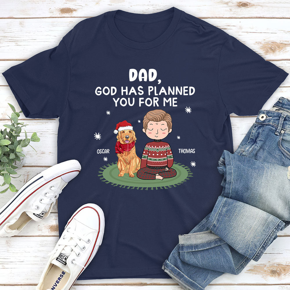 God Planned- Personalized Custom Unisex 5.3 oz T-shirt for Pet Lovers