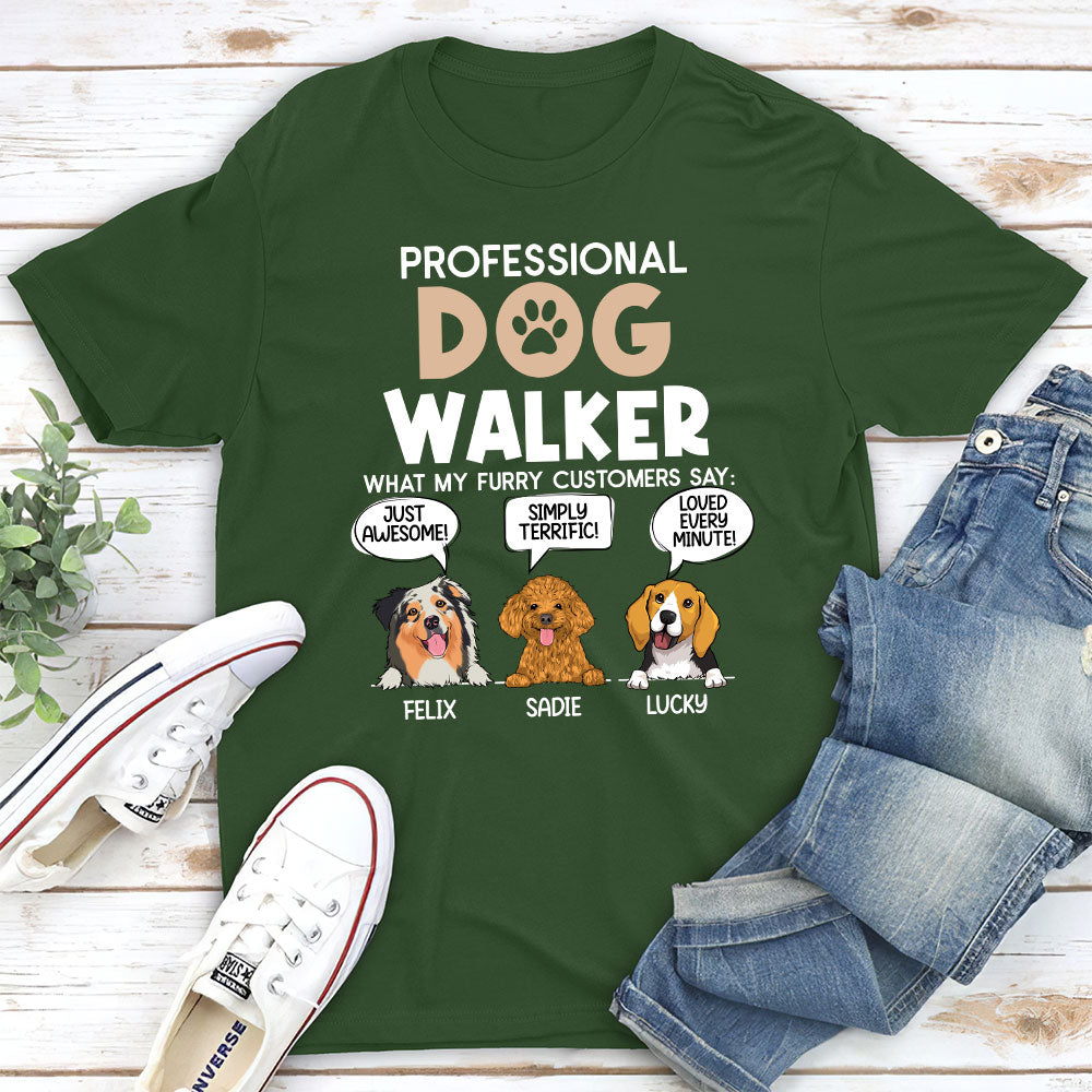 My Furry Customer - Personalized Custom Unisex 5.3 oz T-shirt for Pet Lovers