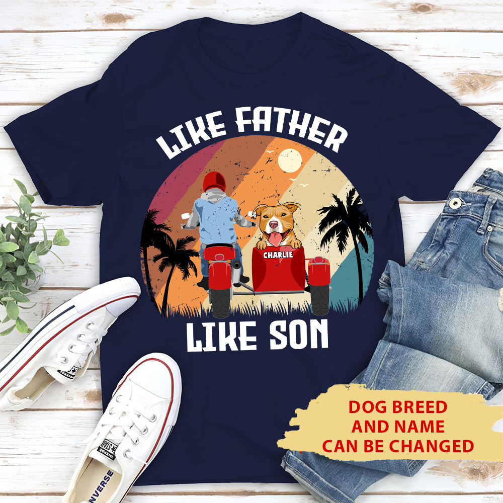 Like Father Like Pet - Personalized Custom Unisex 5.3 oz T-Shirt for Pet Lovers