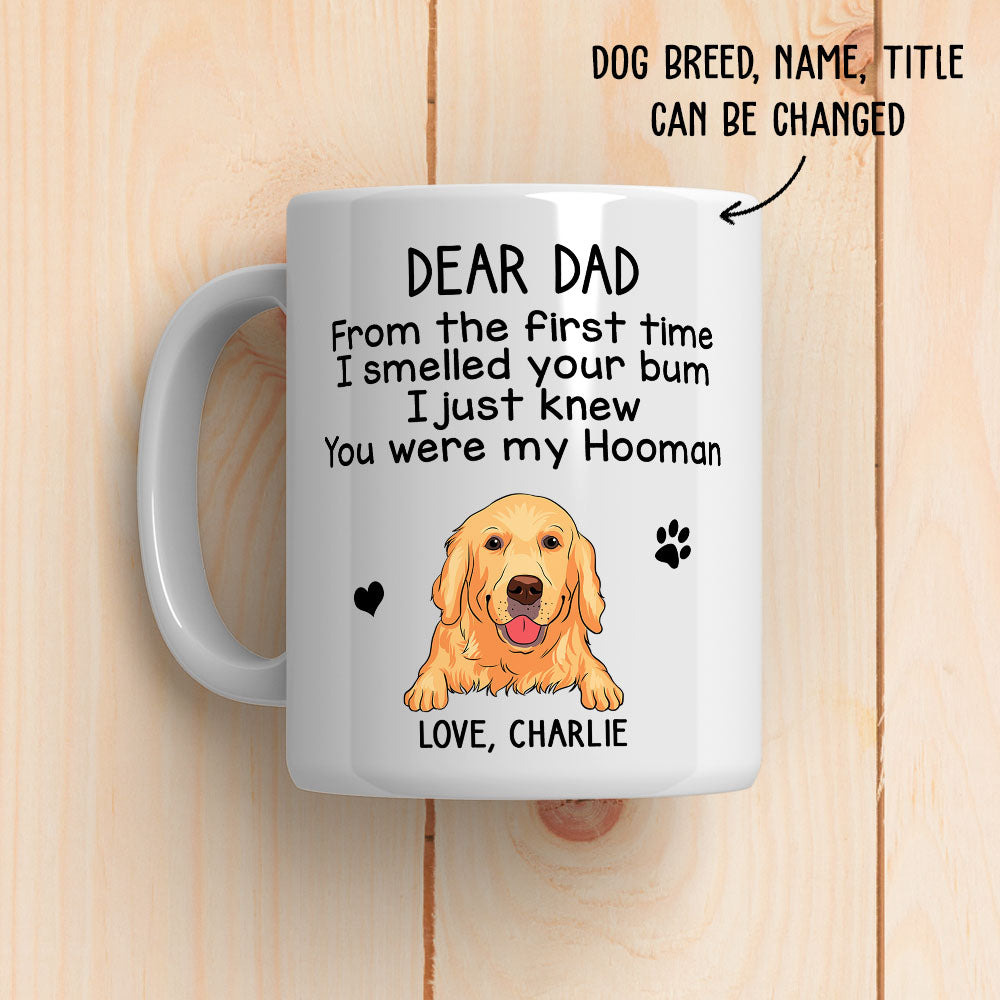 You Are My Hooman - Personalized Custom Coffee Mug for Pet Lovers (11oz & 15oz)