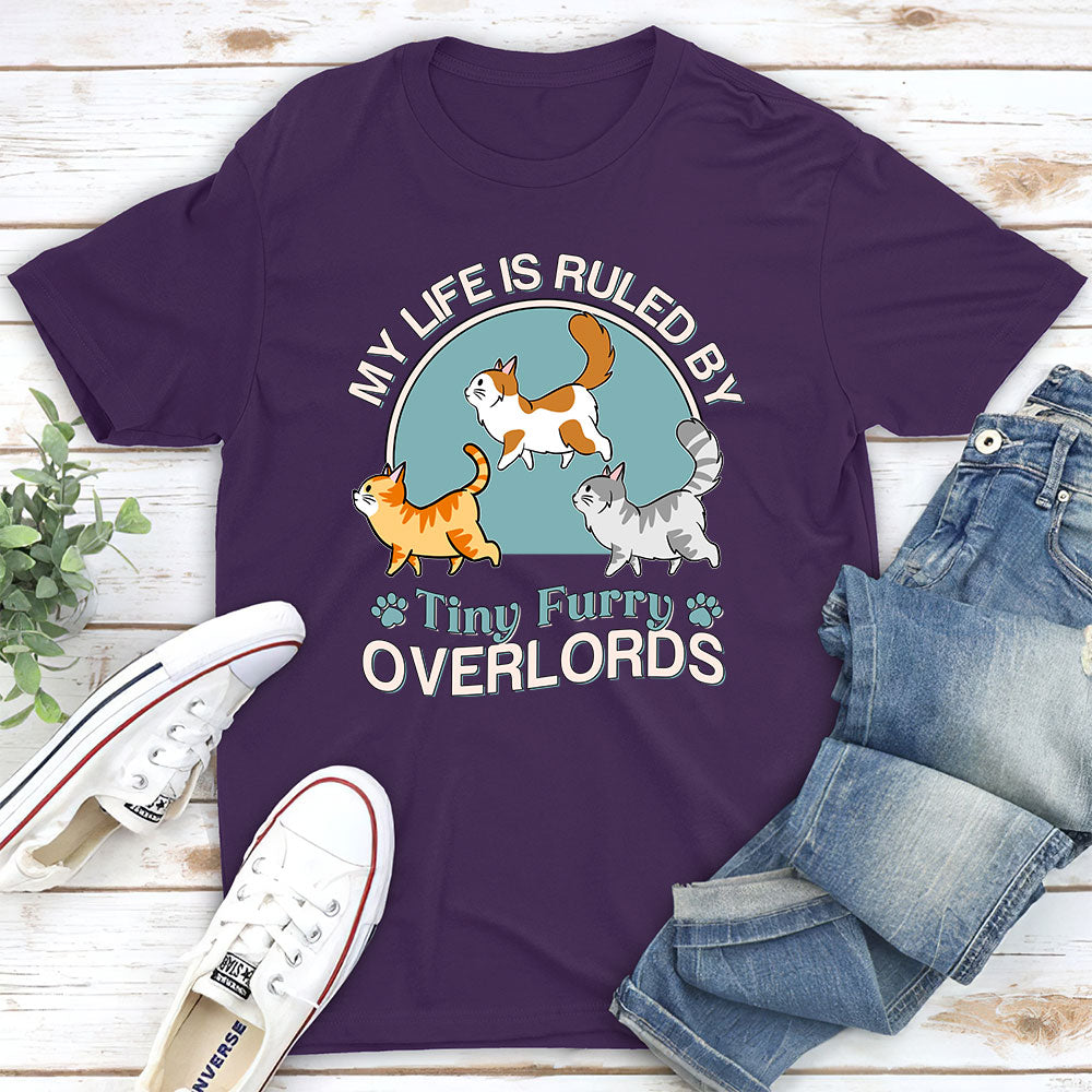 My Life Is Ruled 2 - Personalized Custom Unisex T-shirt for Pet Lovers