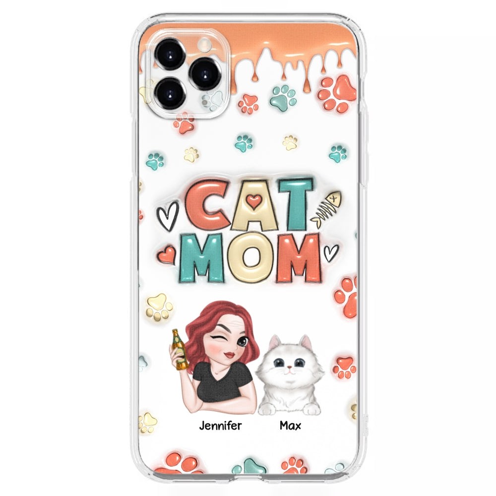 My Lovely Cat - Personalized Custom 3D Inflated Effect Smartphone Case for Unique Style