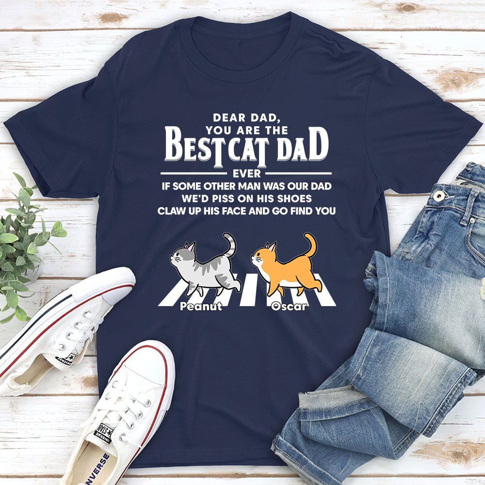 Cats Go Find You - Personalized Custom Unisex 5.3 oz T-shirt for Pet Lovers