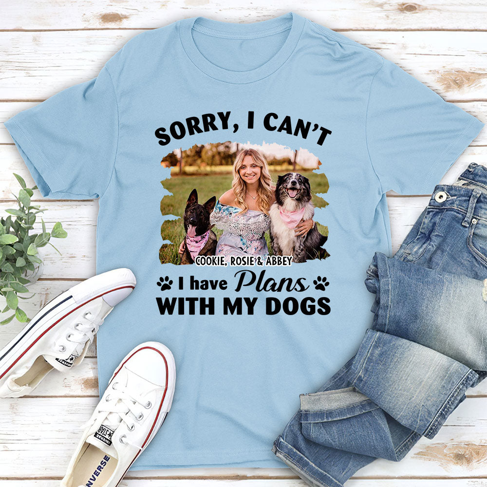 Another Plan Photo - Personalized Custom Unisex 5.3 oz T-shirt for Pet Lovers