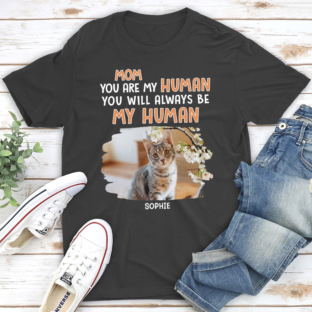 Be My Human 2 - Personalized Custom Unisex Heavy Cotton T-shirt for Pet Lovers