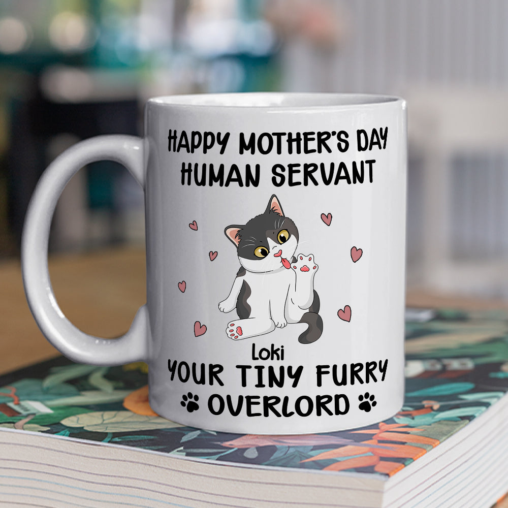 Furry Overlord - Exquisite Personalized Custom Coffee Mug for Pet Lovers