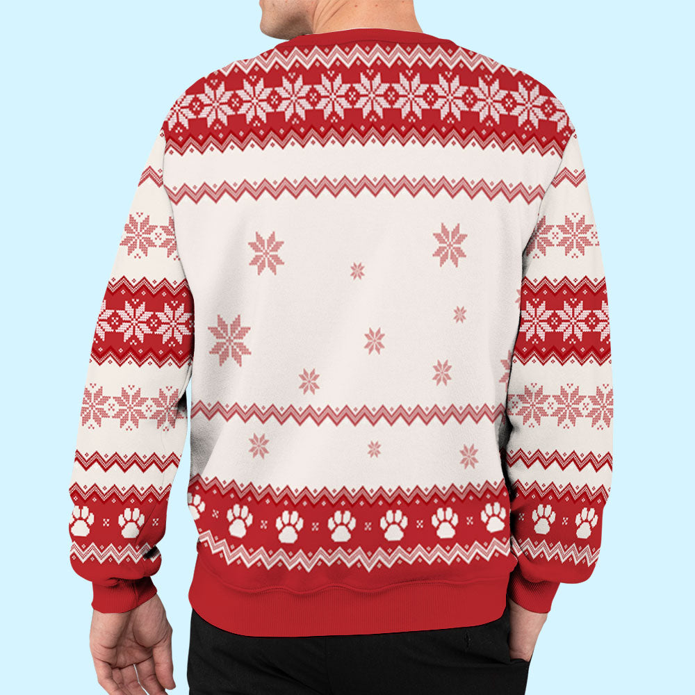 Pocket Dog - Customizable All-Over-Print Unisex 8.8 oz Personalized Sweatshirt for Pet Lovers