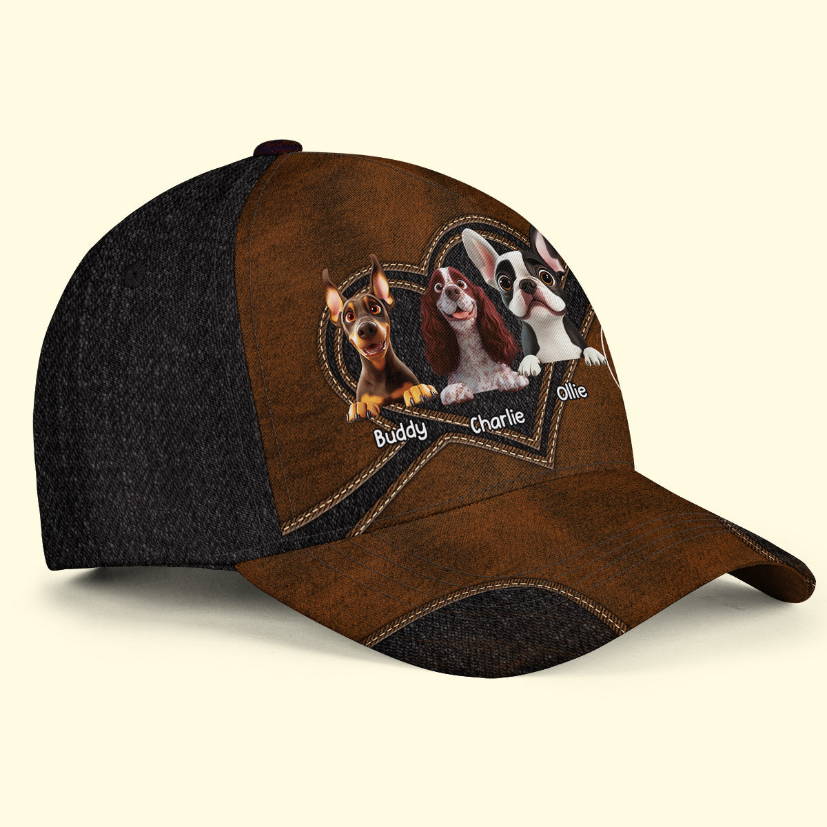 Best Dog Dad - Premium Personalized Custom Classic Adjustable Cap for Maximum Comfort