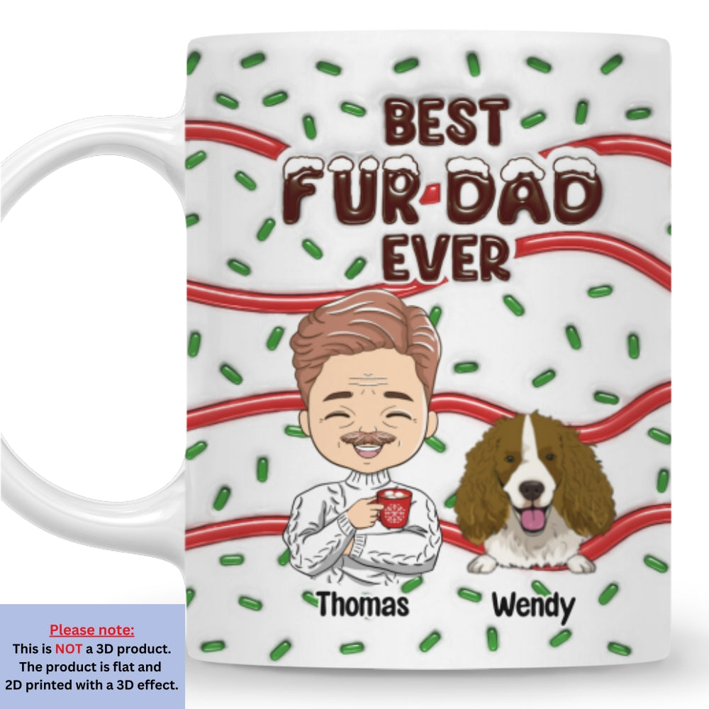 Best Personalized Custom 3D Inflated Effect Mug for Dog Moms and Dads - Ideal Pet - Themed Gift