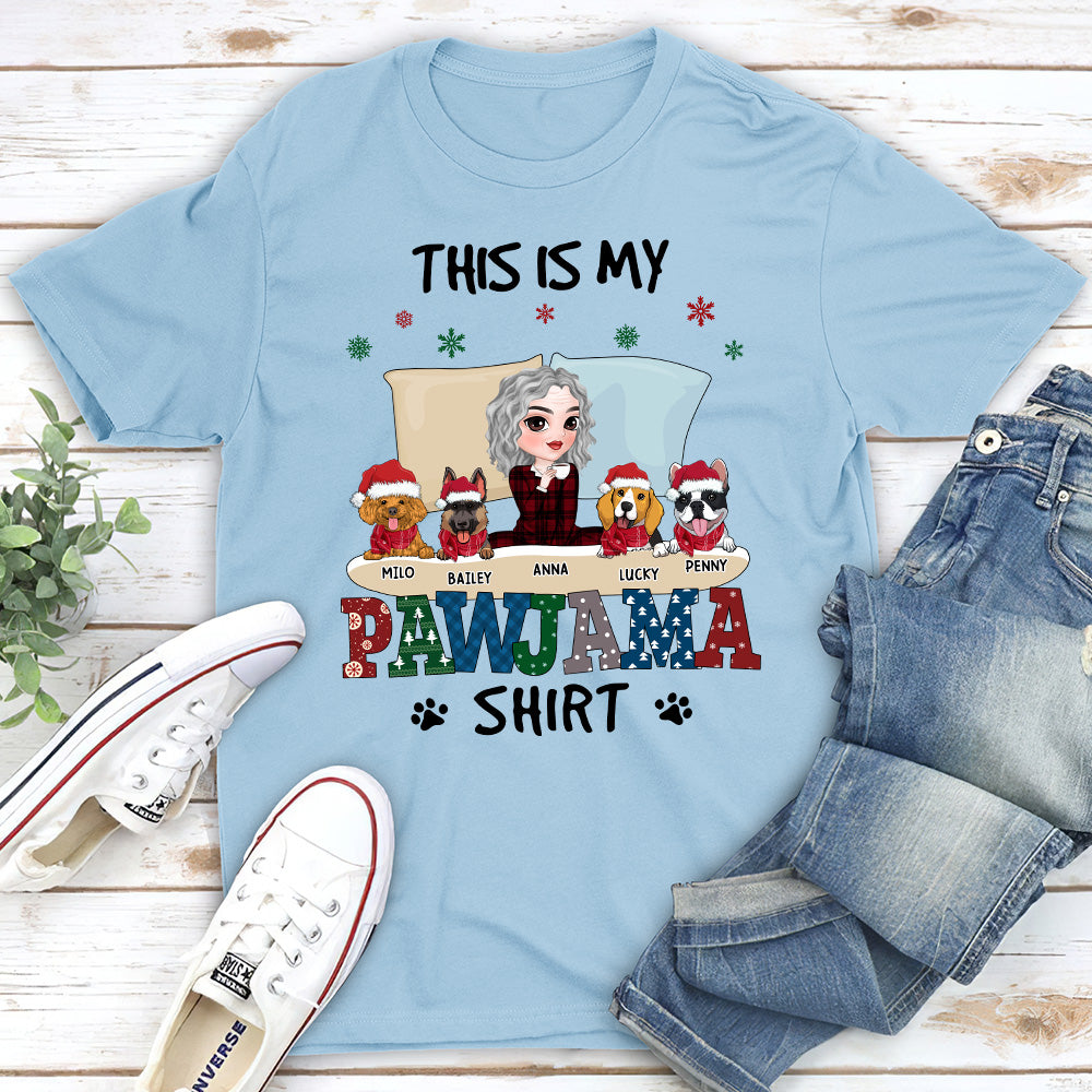 Pawjama Personalized Custom Unisex 5.3 oz Sleepshirt T-shirt - Ideal Gift for Pet Lovers