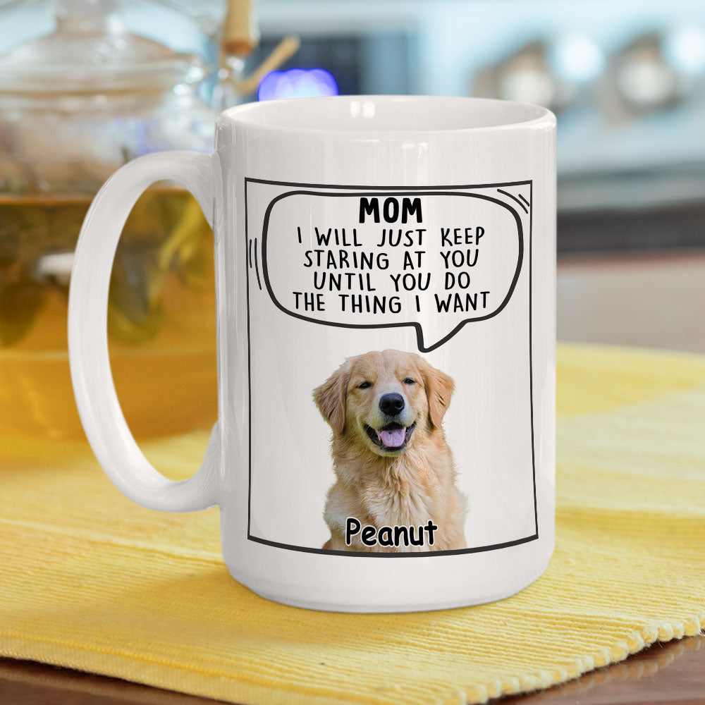 Personalized Custom 'Dogs Will Just' Coffee Mug for Pet Lovers