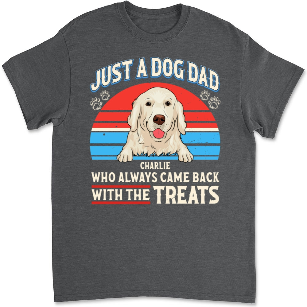 Who Always Came Back - Personalized Custom Unisex 5.3 oz T-shirt for Pet Lovers