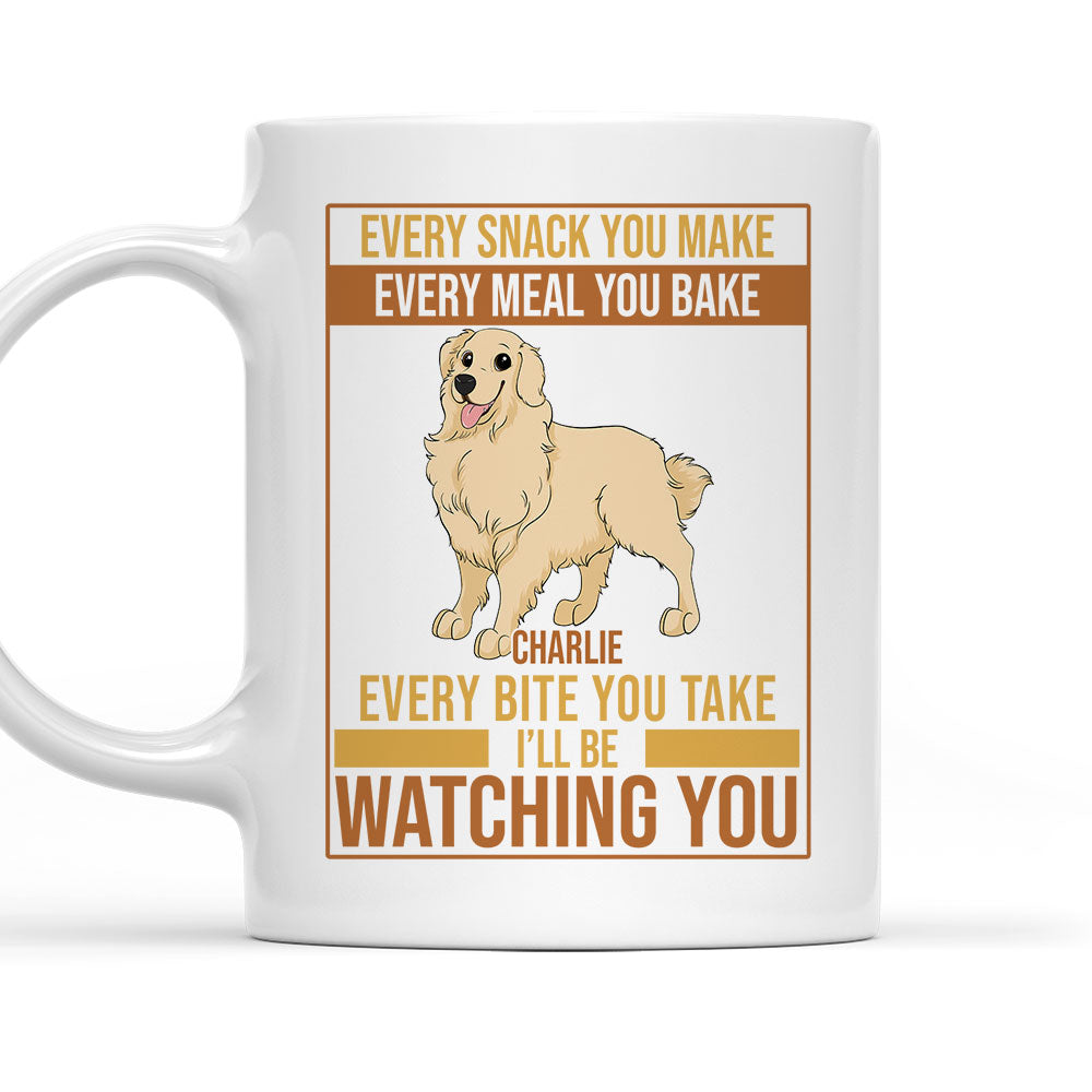 Personalized Custom Snack And Meal Coffee Mug for Pet Lovers