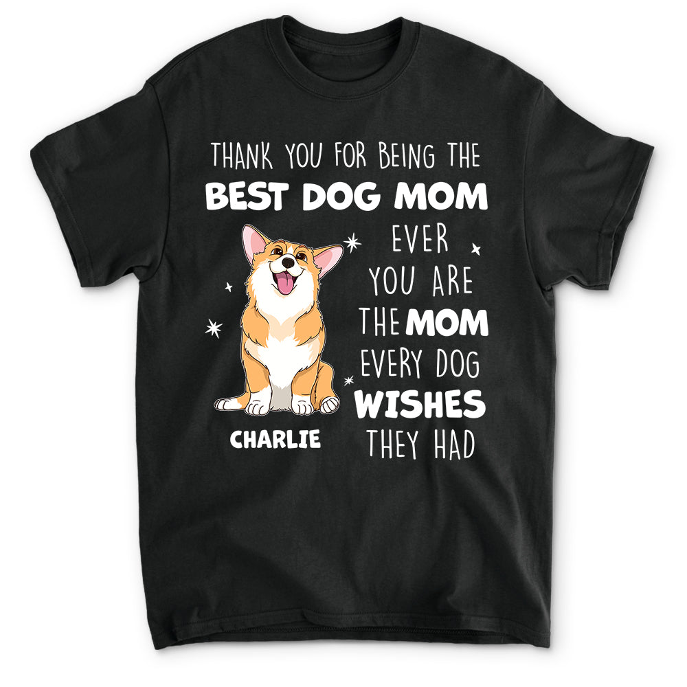 Every Dog Wishes - Personalized Custom Unisex 5.3 oz T-shirt for Pet Lovers