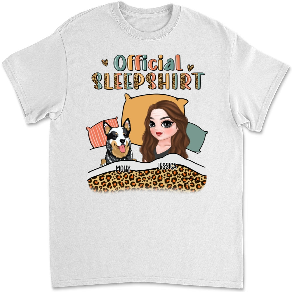 Sleepshirt Ver 2 - Personalized Custom Unisex Cotton T-Shirt for Pet Lovers