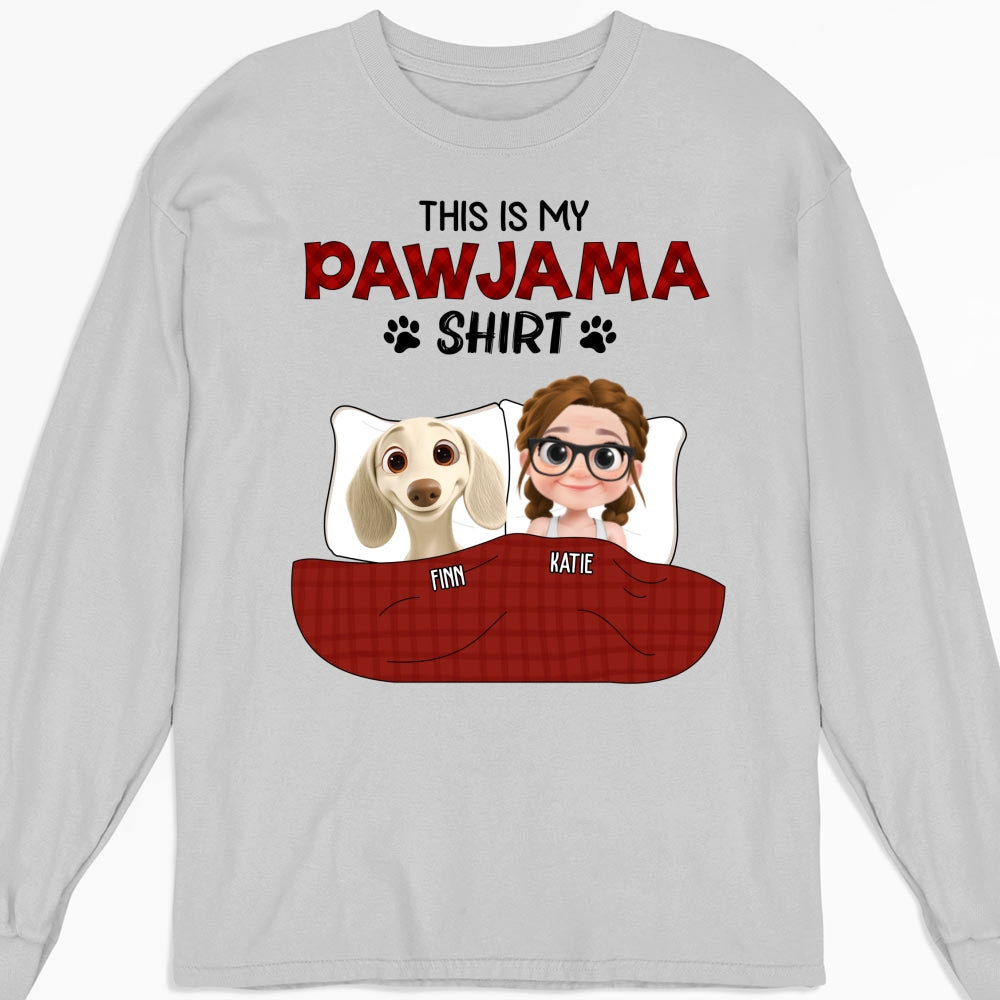 New Style Pawjama Personalized Custom Long Sleeve Unisex T-Shirt