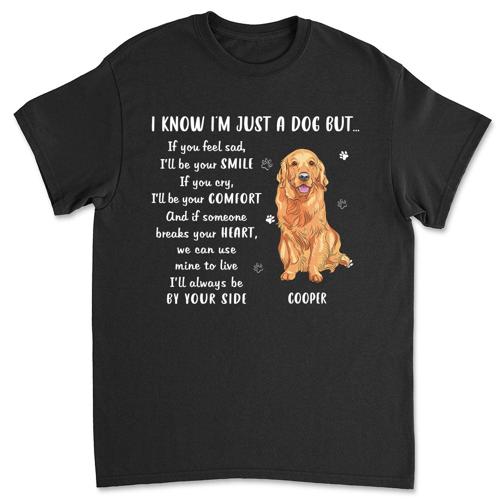 By Your Side - Personalized Custom Unisex 5.3 oz T-shirt for Pet Lovers