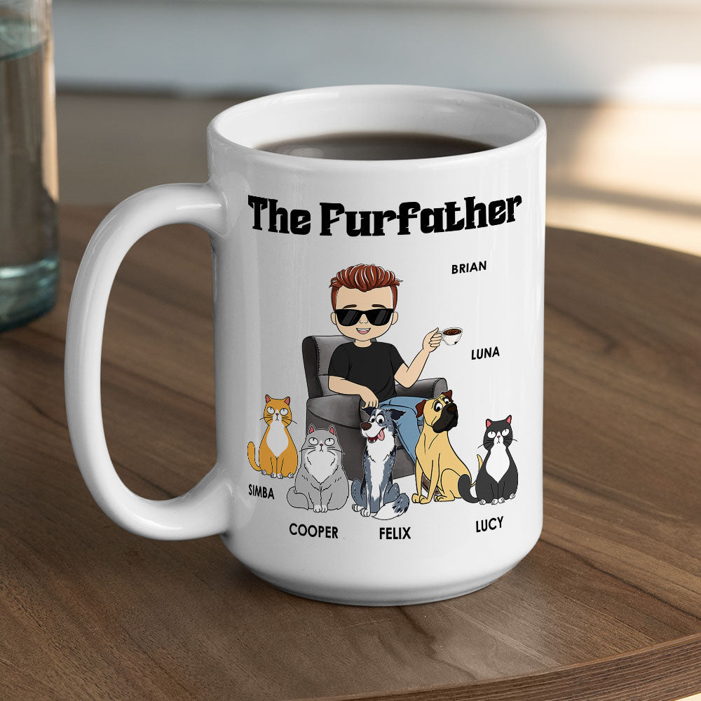 The Fur Parents - Exquisite Personalized Custom Coffee Mug for Pet Lovers