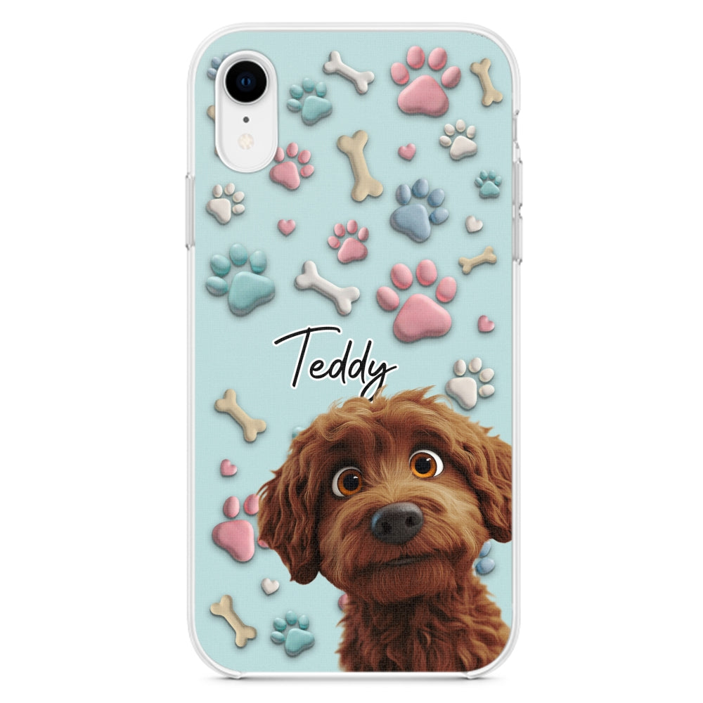Adorable Dog Cartoon - Customizable Personalized Phone Case for Fashion-Forward Users