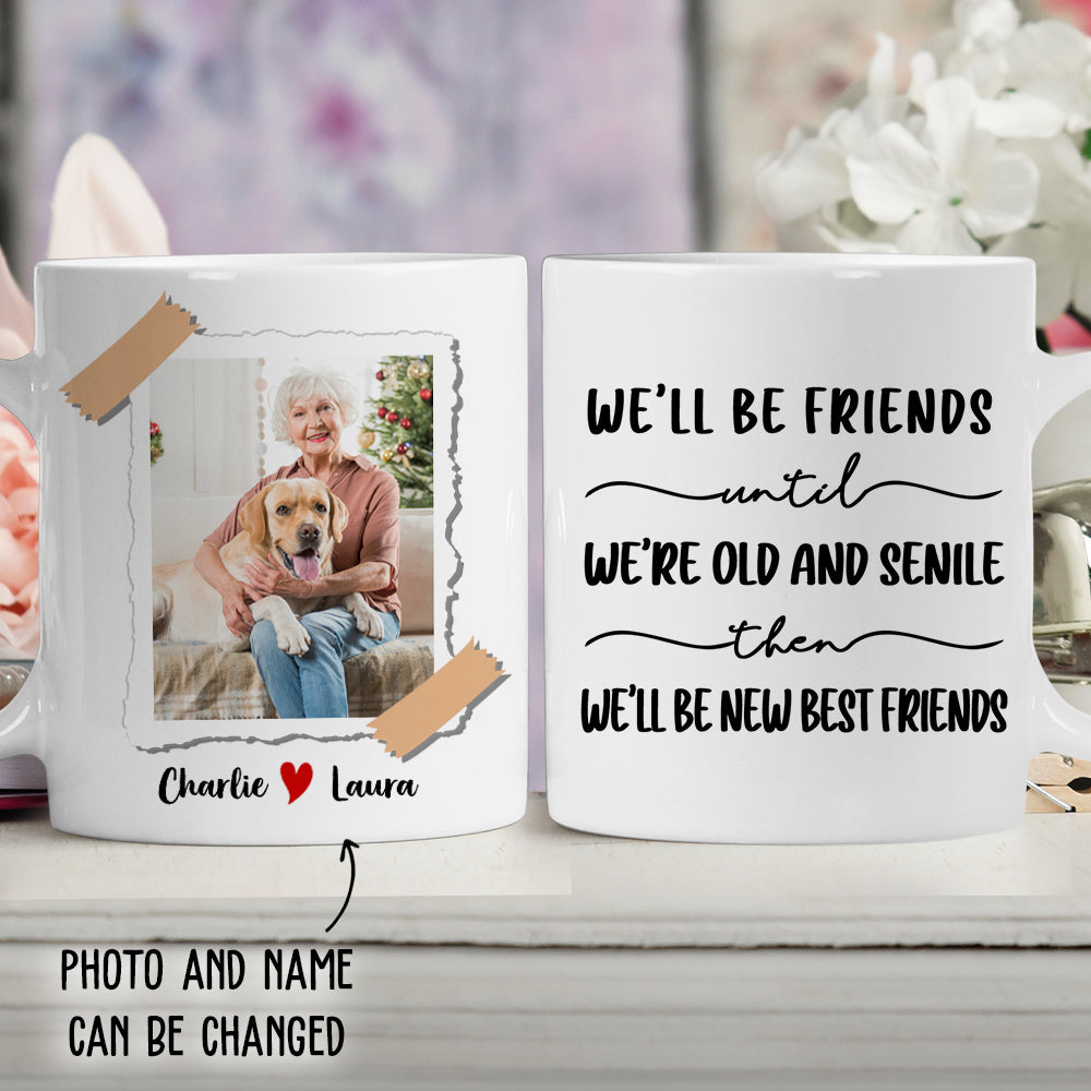 Forever Friends: Personalized Custom Photo Coffee Mug for Pet Lovers