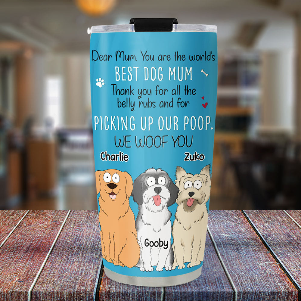 All The Belly Rubs - Personalized Custom 20oz Stainless Steel Tumbler with Thousands of Cool Designs