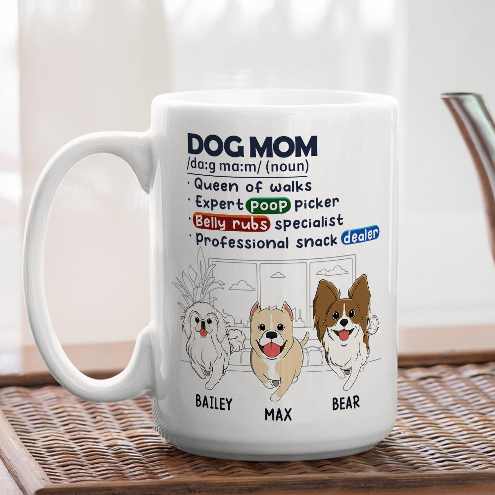 Dog King Queen Of Walks - Premium Personalized Custom Ceramic Coffee Mug for All Beverages