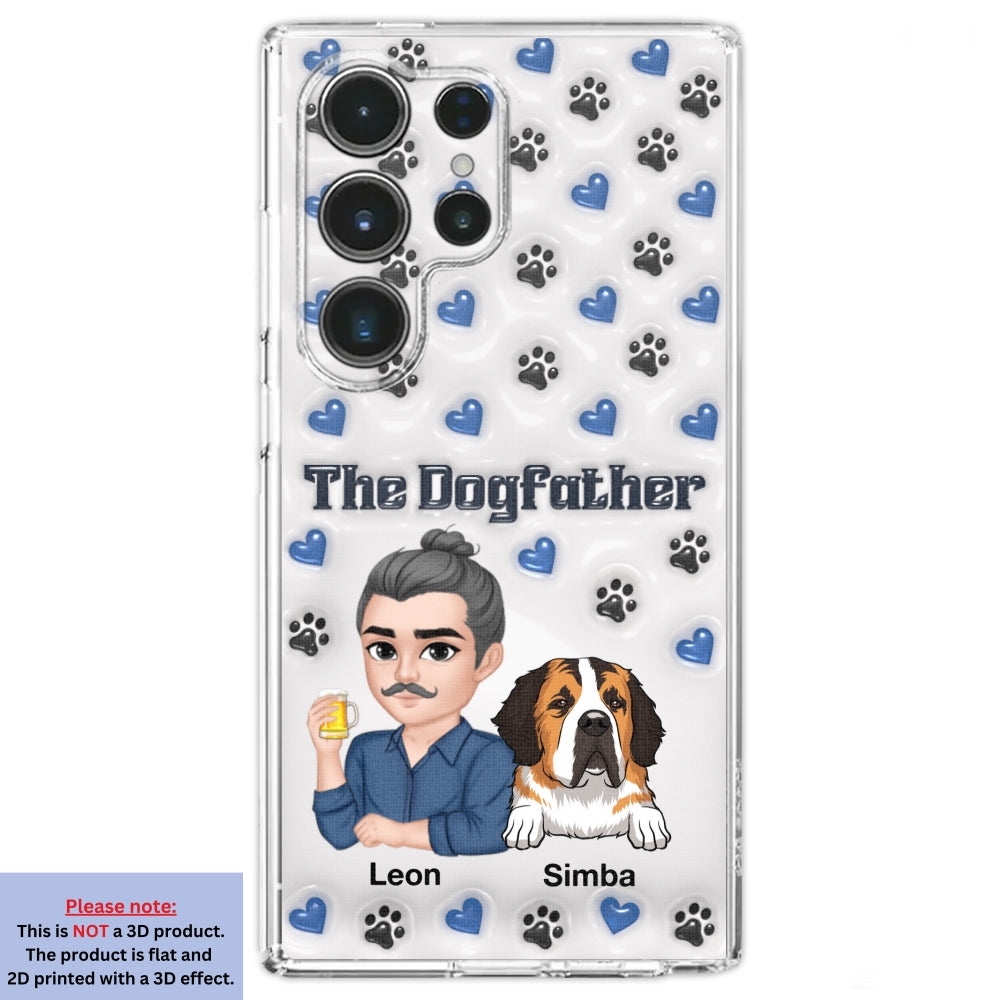Stylish Dog Dad - Exquisitely Personalized Custom 3D Inflated Effect Smartphone Case