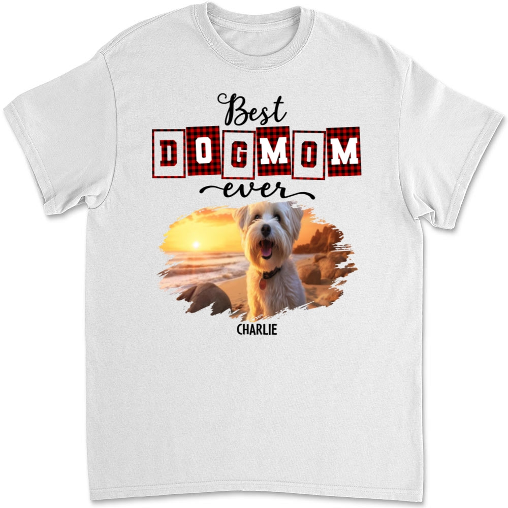 Best Mom Of The Year Personalized Custom Unisex 5.3 oz Photo T-shirt