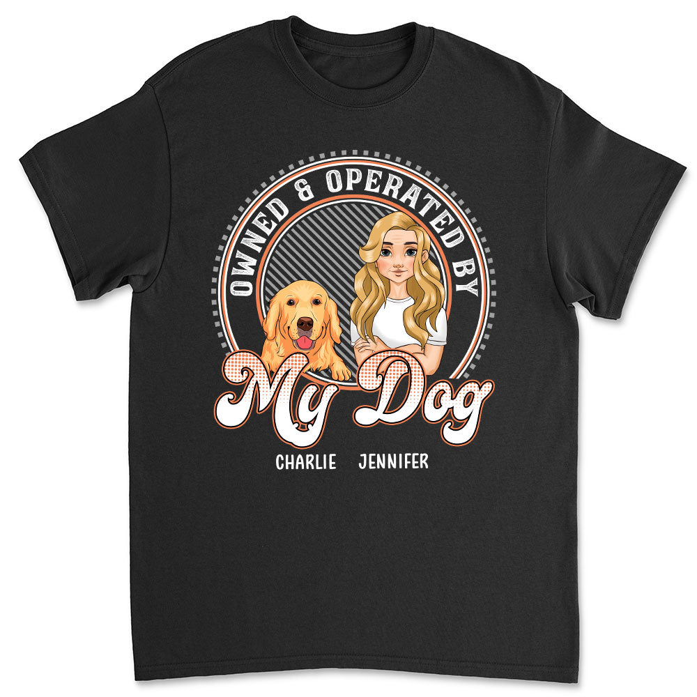 Personalized Custom Unisex 'Owned And Operated' T-shirt - Ideal Gift for Pet Lovers