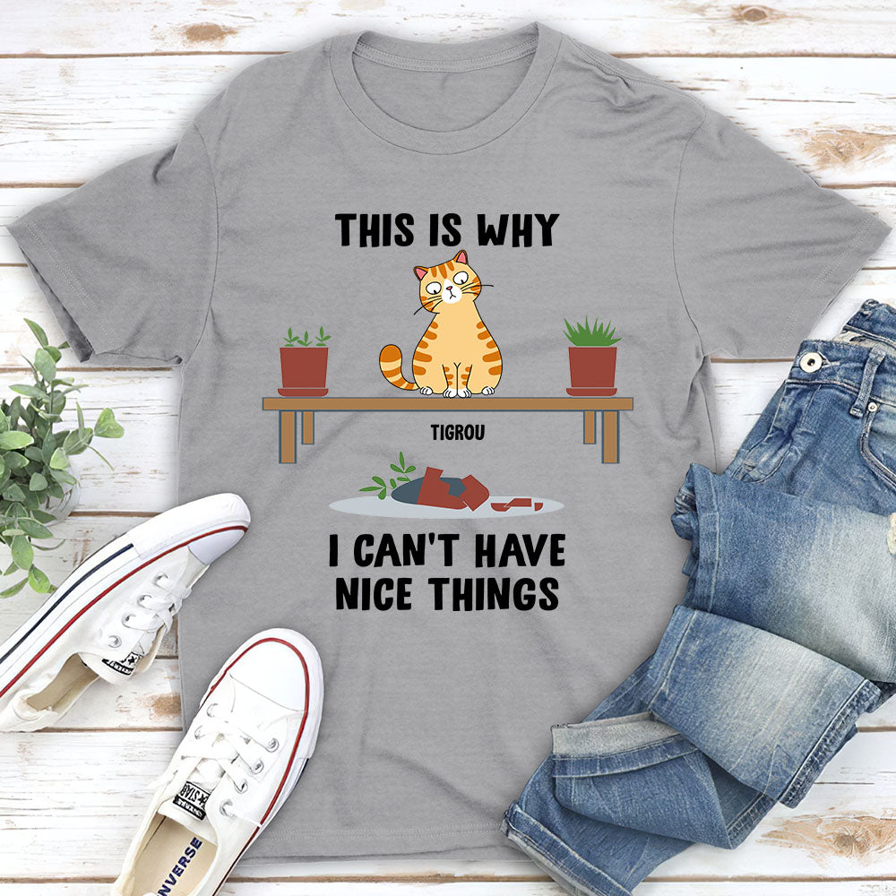 Cat Lovers' Personalized Custom Unisex 5.3 oz T-shirt