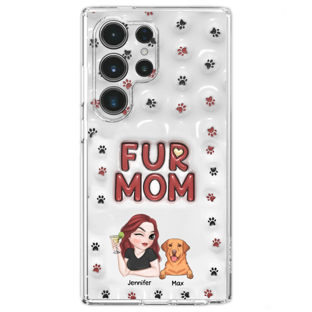 Lovely Fur Mom - Exquisite Personalized Custom 3D Inflated Effect Smartphone Case
