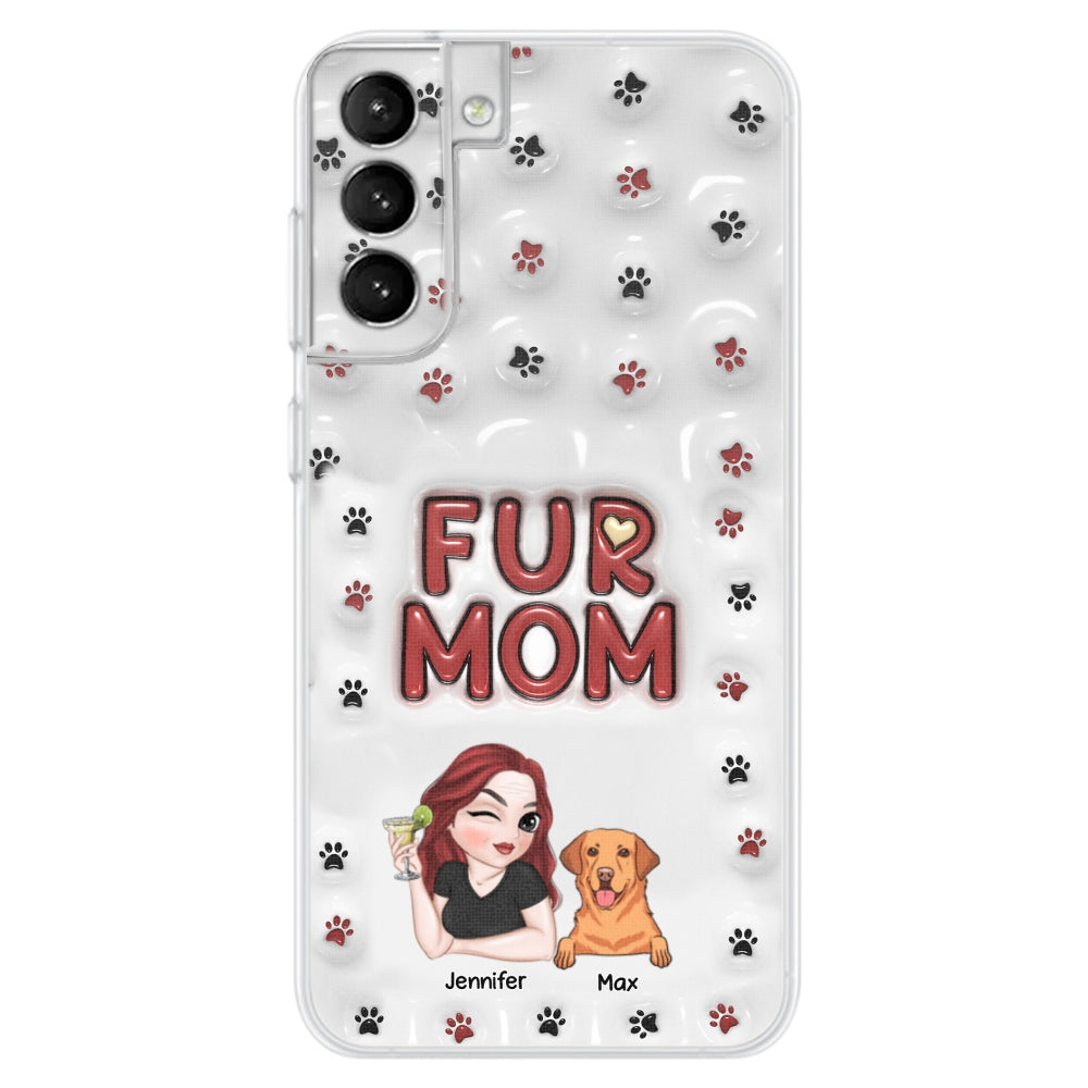 Lovely Fur Mom - Exquisite Personalized Custom 3D Inflated Effect Smartphone Case