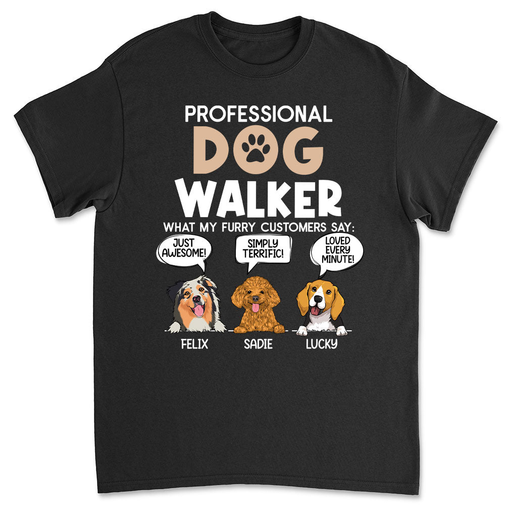 My Furry Customer - Personalized Custom Unisex 5.3 oz T-shirt for Pet Lovers
