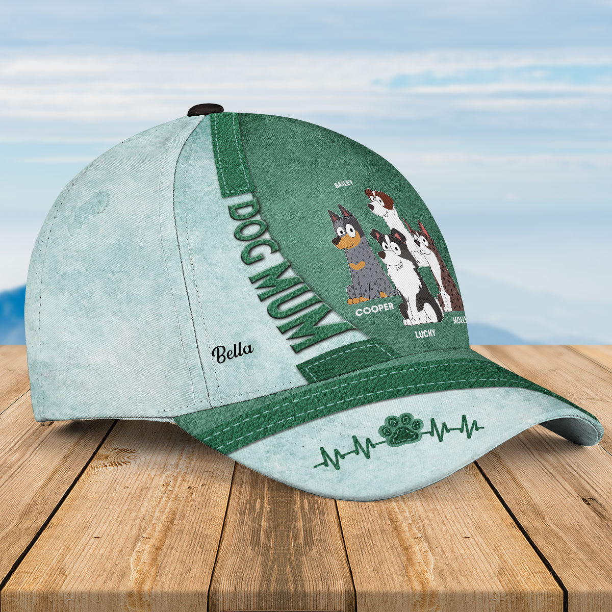 Love Dog - Customizable Personalized Premium Polyester Cap for Dog Owners