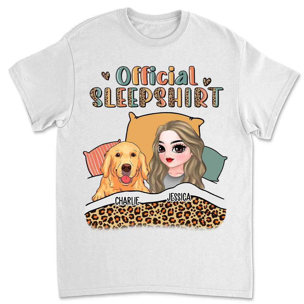 Sleepshirt Ver 2 - Personalized Custom Unisex Cotton T-Shirt for Pet Lovers
