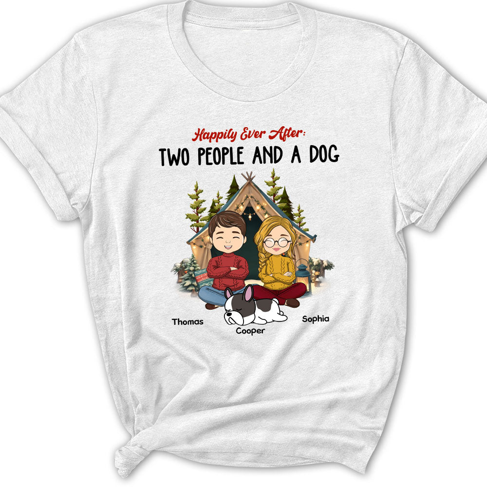 Happily Ever After - Personalized Custom Women's T-shirt for Pet Lovers