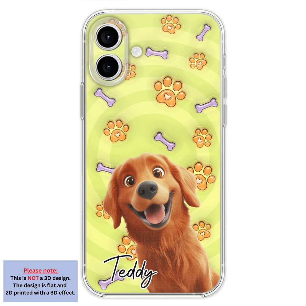 Exclusive Personalized Custom 3D Inflated Effect Phone Case - This Human Belongs To Us Cartoon Design