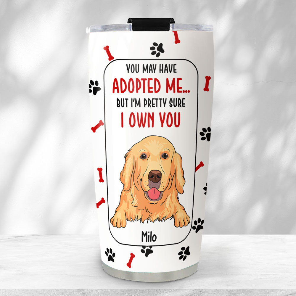 Adopted Us - 20oz Personalized Custom Stainless Steel Tumbler with Thousands of Cool Designs