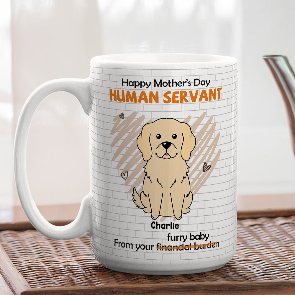 Personalized Custom Coffee Mug from Your Furry Baby Dog - Ideal Gift for Pet Lovers
